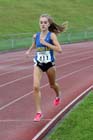 Lydia Turner (Birtley) on her way to winning the under-17s 3000 metres at the Northern Under-17s and 15s Championships, Liverpool.